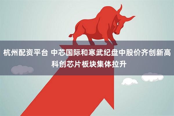 杭州配资平台 中芯国际和寒武纪盘中股价齐创新高  科创芯片板块集体拉升